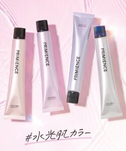芯から輝く美しい髪色と、肌映えまで叶えるツヤ髪カラー「水光肌カラー」の力。