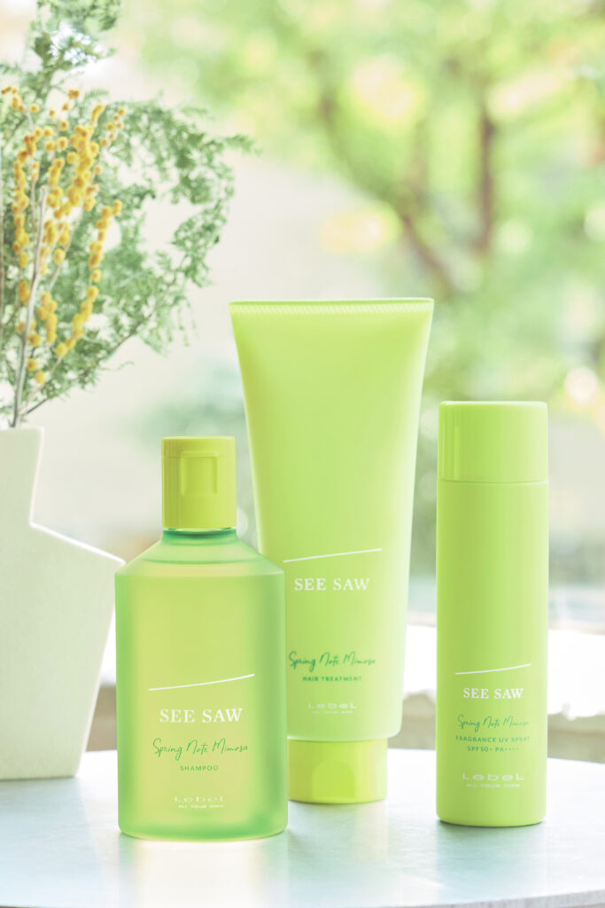 SEE/SAWから、春限定の香り「スプリングノートミモザ」が登場。