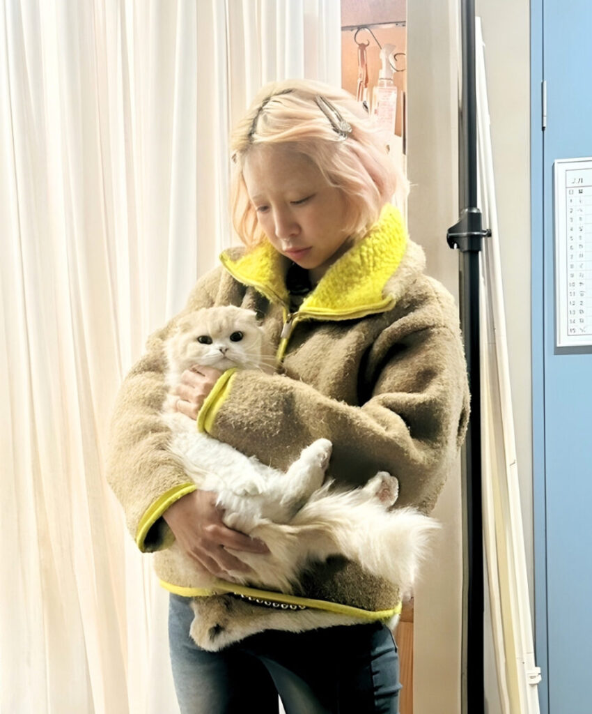 niko hair氏川りの&愛猫パフ