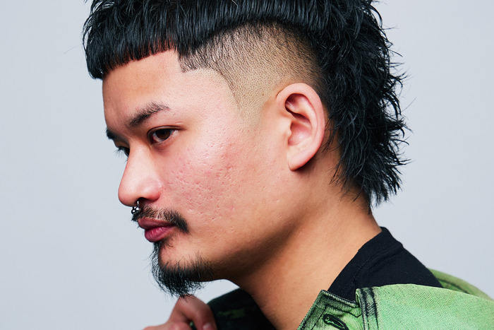 BARBERS’ DELIGHT 5「美容と理容の融合。エッジをきかせたクロップマレット。」