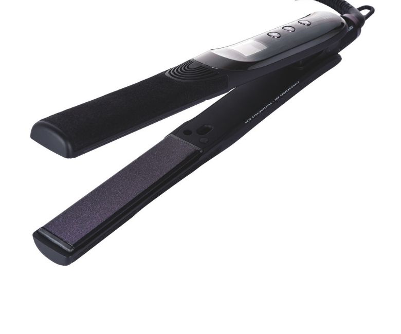 縮毛矯正に特化した“サファイアプレート”搭載、高い矯正力を実現 -KINUJO-