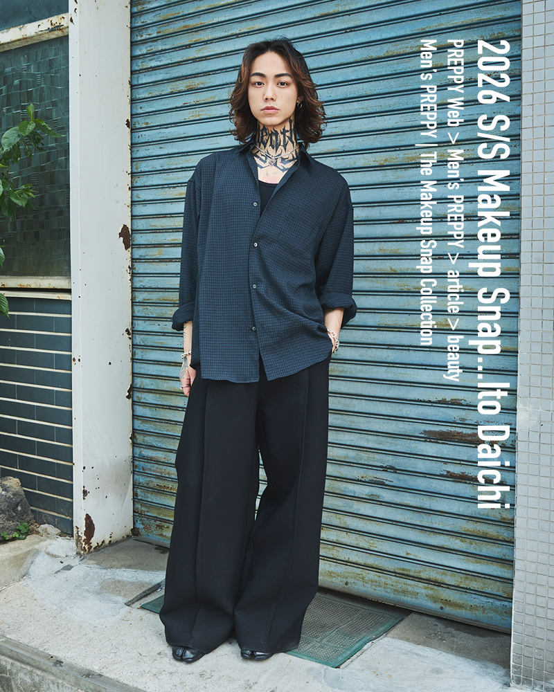 THE MAKEUP SNAP COLLECTION 2026 S/S No.034　伊藤大地